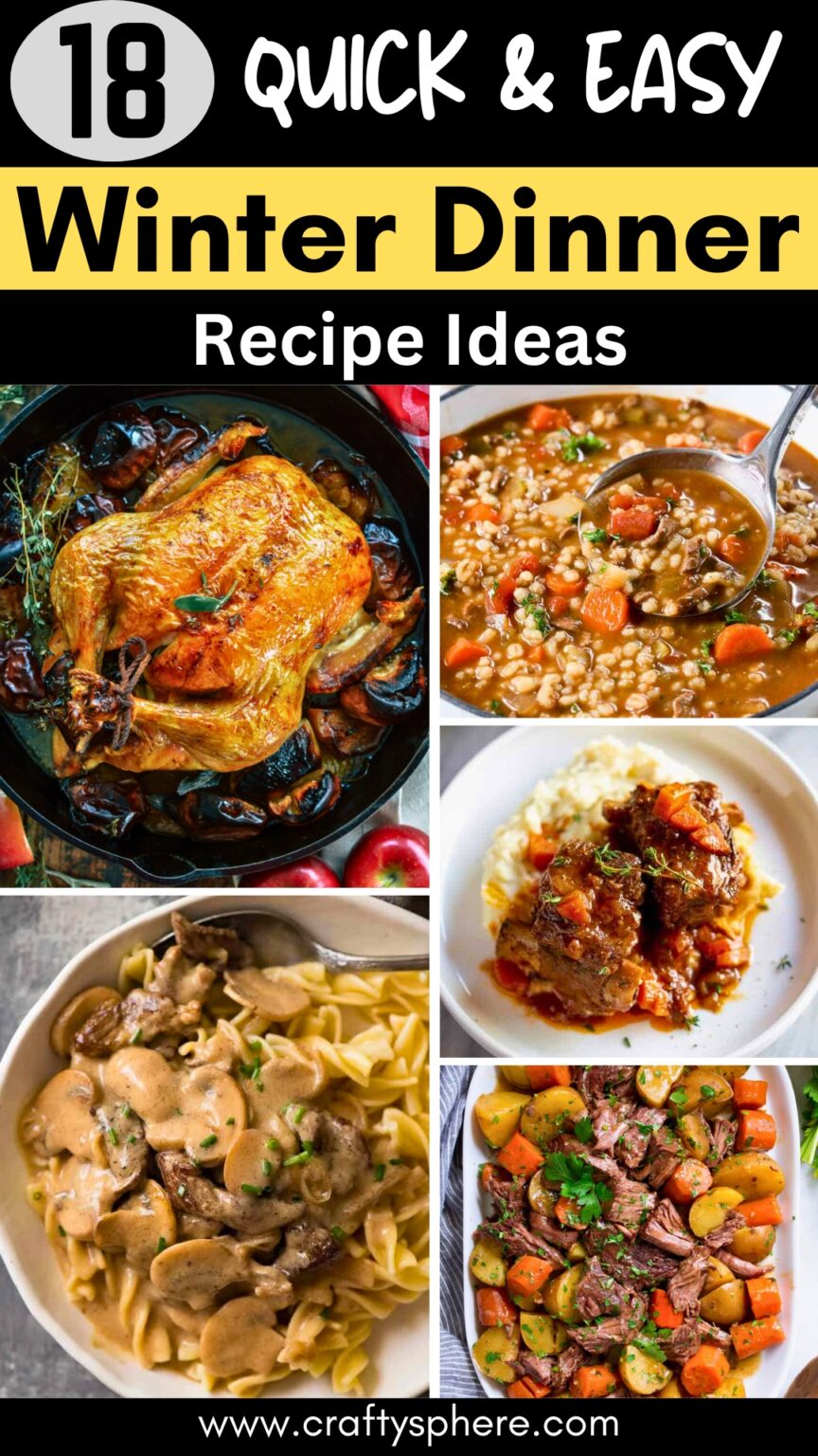 Craving Winter Comfort Food? 18 Hearty Dinner Recipes! – Crafty Sphere