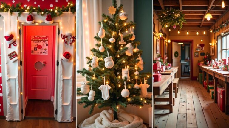 Love Santa Themes? 26 Baby Shower Decor Ideas!