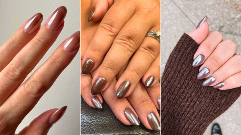 Want Chocolate Nails? 24 Chrome Design Inspirations!