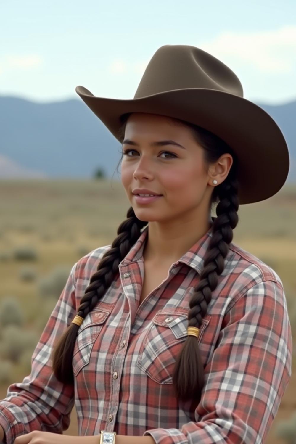 Breathtaking Cowgirl Hairstyles Design Illustration Breathtaking Cowgirl Hairstyles Design Illustration