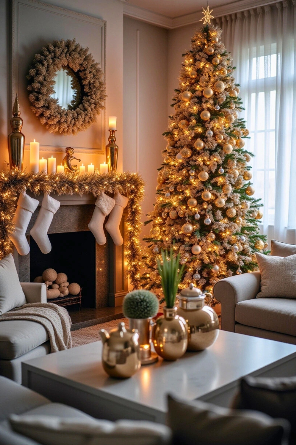 Want a Festive Living Room? 20 Cozy Christmas Ideas! – Crafty Sphere