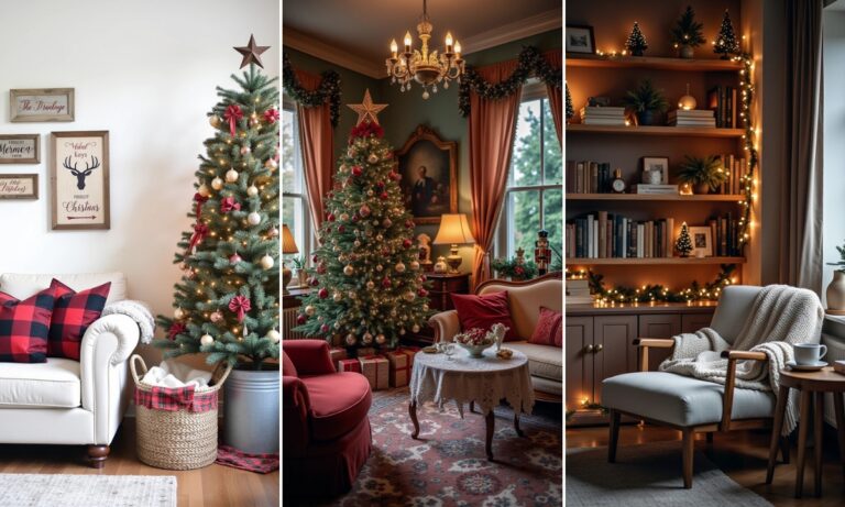 Want a Festive Living Room? 20 Cozy Christmas Ideas!