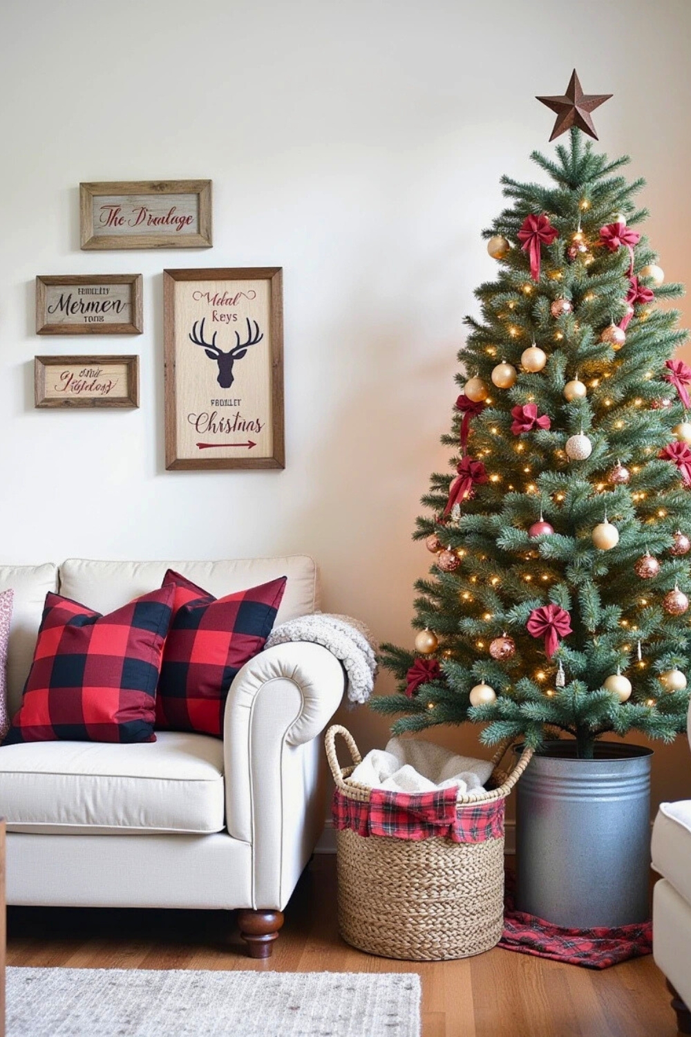 Want A Festive Living Room 20 Cozy Christmas Ideas Crafty Sphere