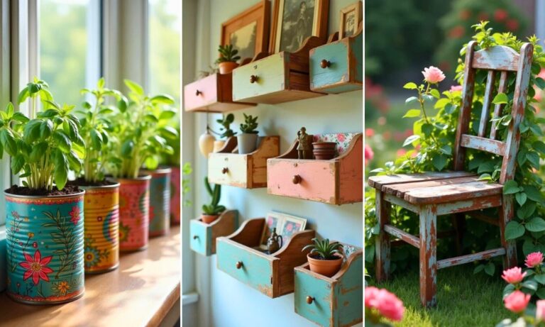 Love Repurposing? 32 Creative DIY Upcycle Ideas!