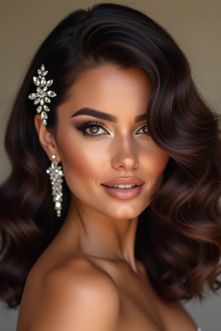 Bridal Hair Inspo? 26 Glam Waves Wedding Hairstyles! Crafty Sphere