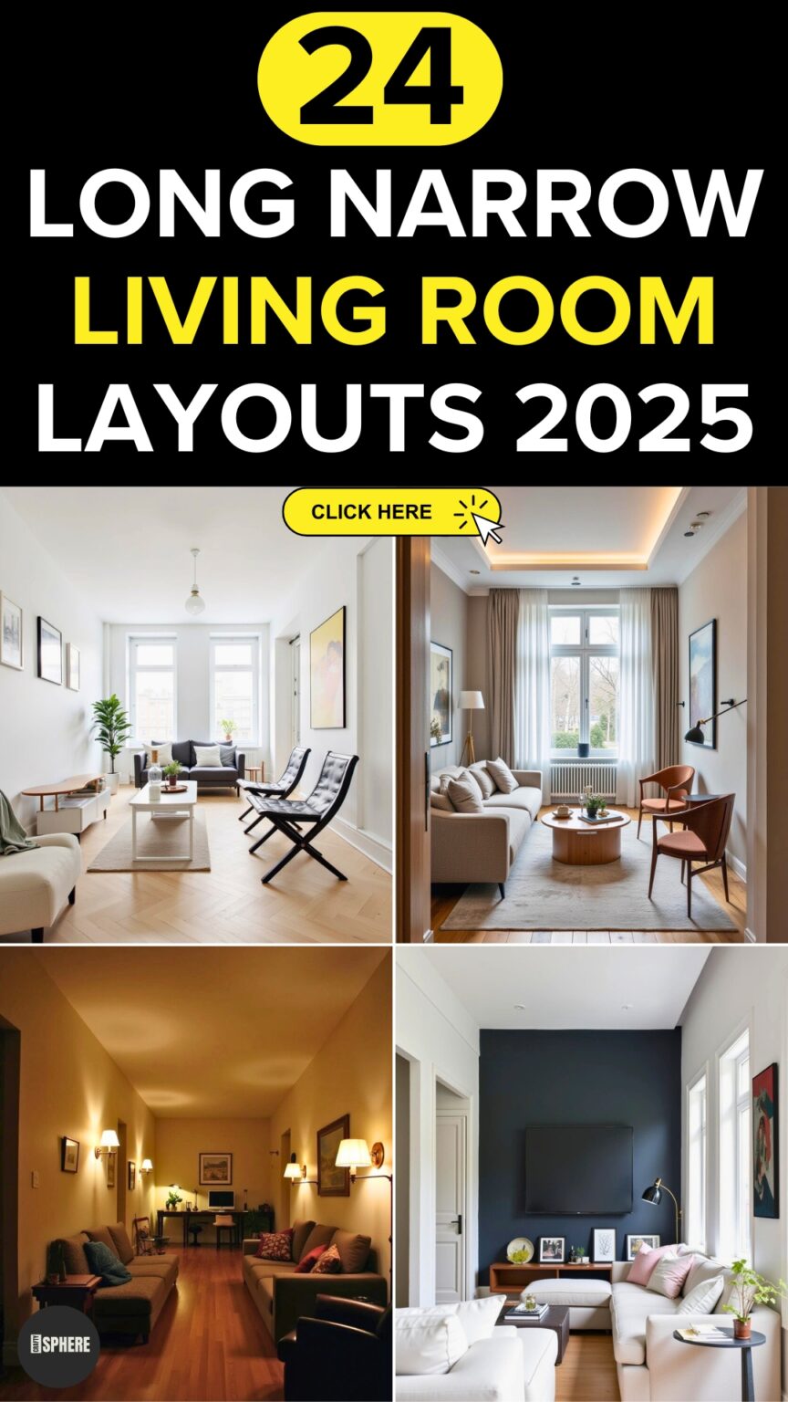 Picture Idea: Narrow Living Room 24 Space Saving Layout Ideas
