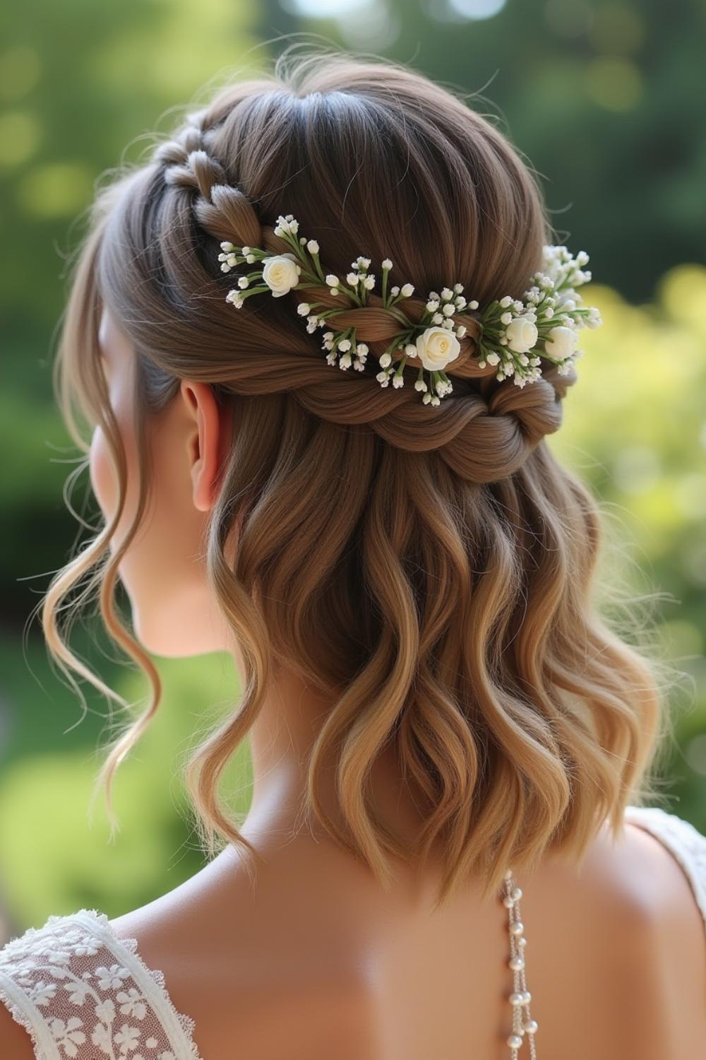 Boho Frisur Schulterlang