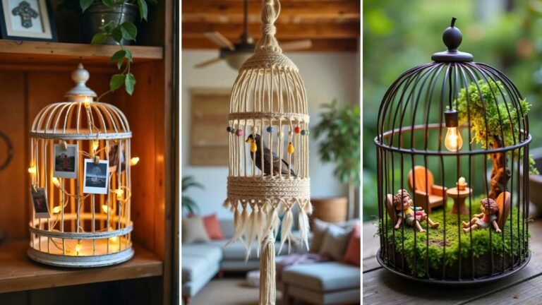 Love Vintage Charm? 23 Creative Ways to Repurpose Bird Cages!