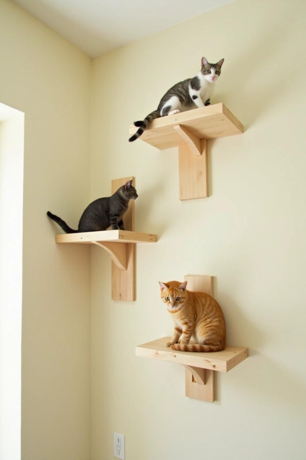 Want Happy Cats? 26 Wall-Mounted Play Space Projects! – Crafty Sphere