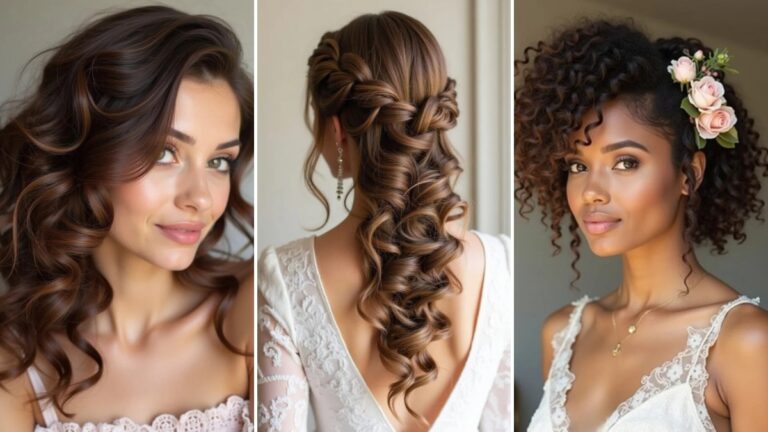 Natural Curls for Your Wedding? 34 Gorgeous Styled Looks!