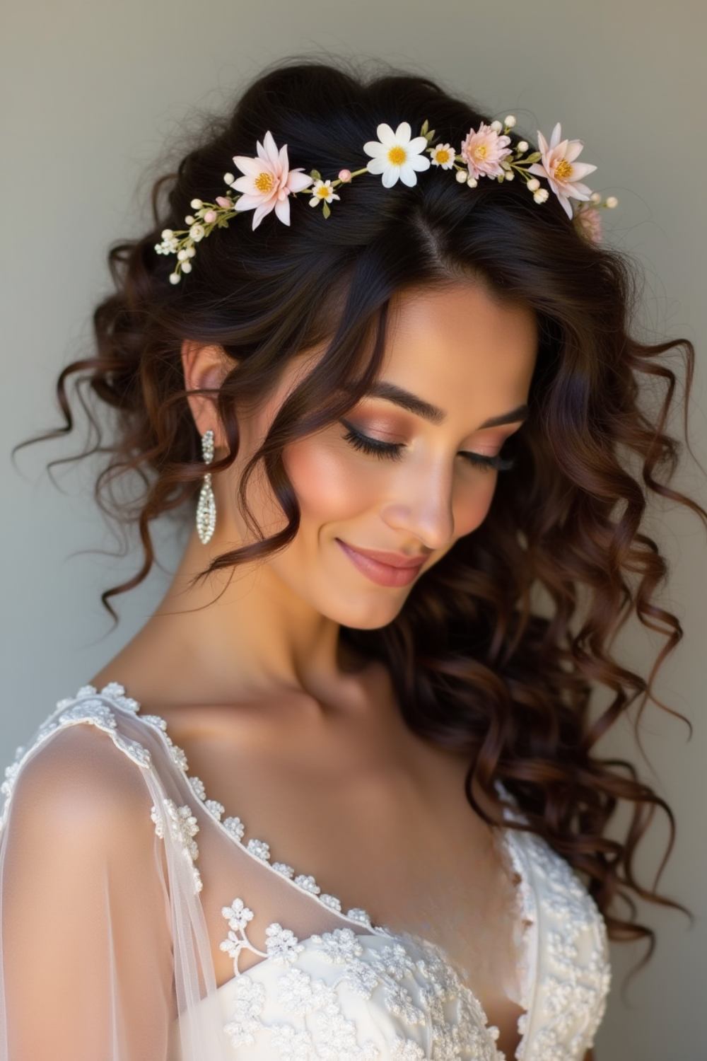 Natural Curls for Your Wedding? 34 Gorgeous Styled Looks! – Crafty Sphere