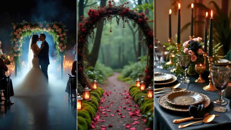 Want Gothic Romance? 20 Enchanting Dark Fairytale Wedding Themes!