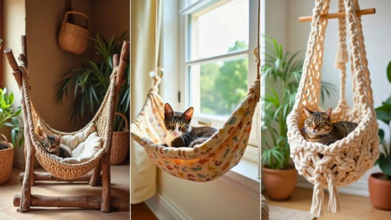 Want Pampered Pets? 26 Cozy Cat Hammock Projects to DIY!