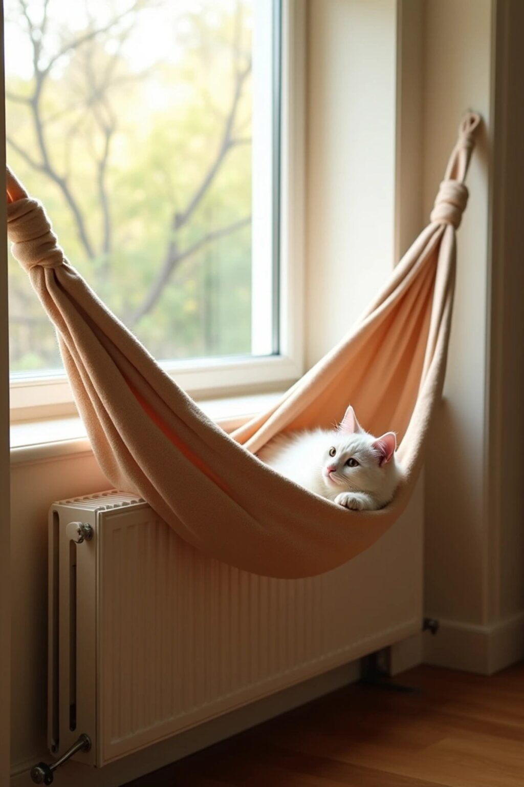 Cat Radiator Hamock Want Pampered Pets? 26 Cozy Cat Hammock Projects to DIY! – Crafty Sphere