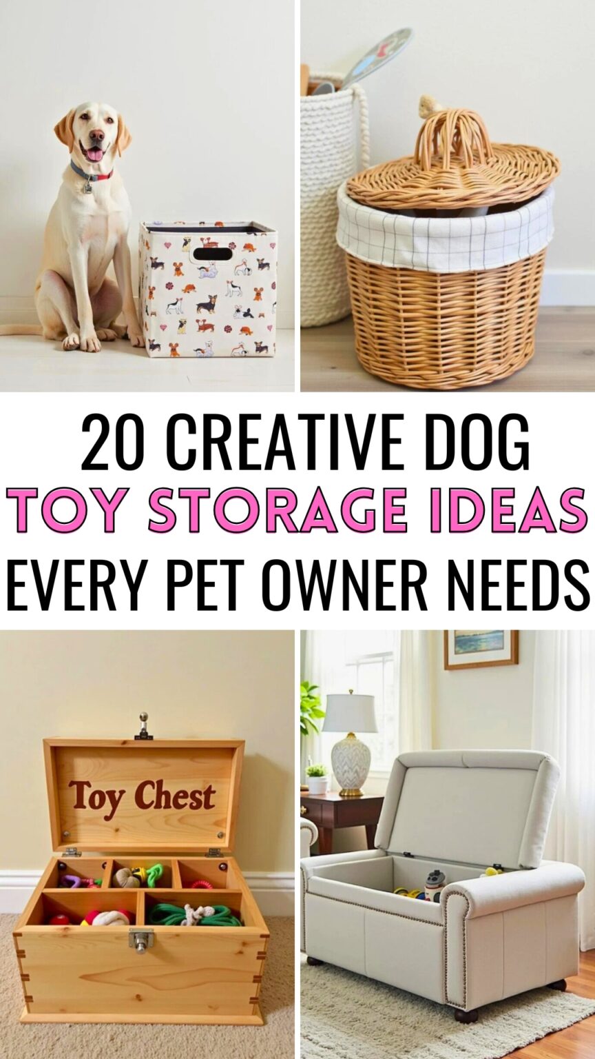 Tired of Chew Toys Everywhere? 20 Smart Storage Solutions! – Crafty Sphere