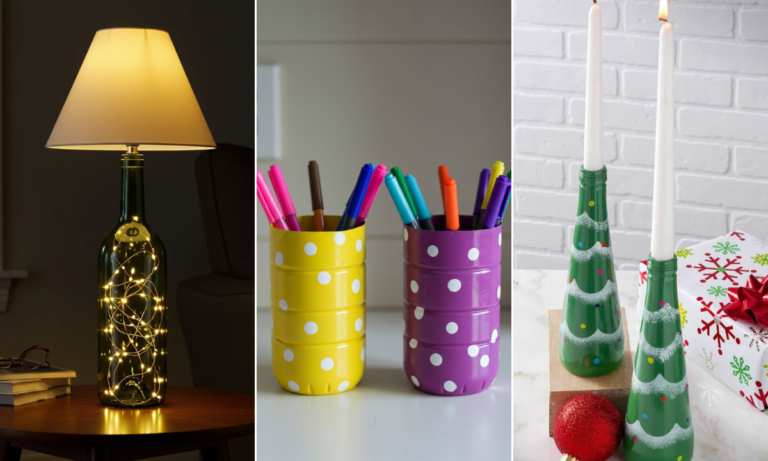 DIY Bottle Crafts Ideas