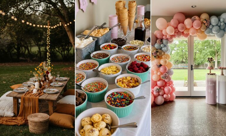 Backyard Baby Shower Ideas