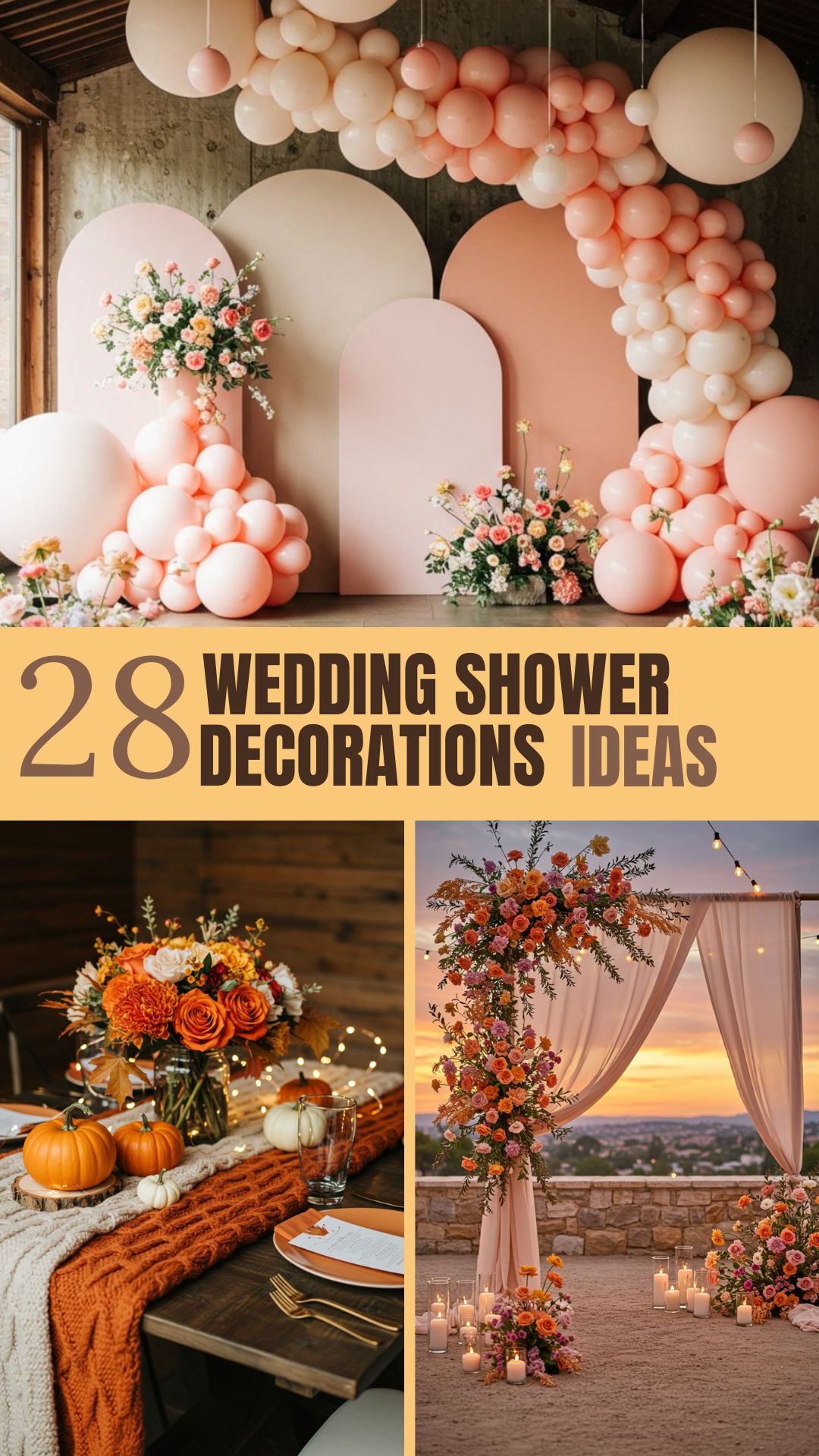 Hosting a Bridal Shower? 28 Elegant Decorating Concepts! - Crafty Sphere