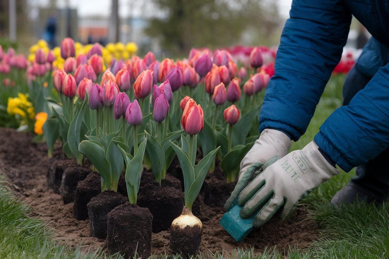 How To Plant Tulip Bulbs Crafty Sphere